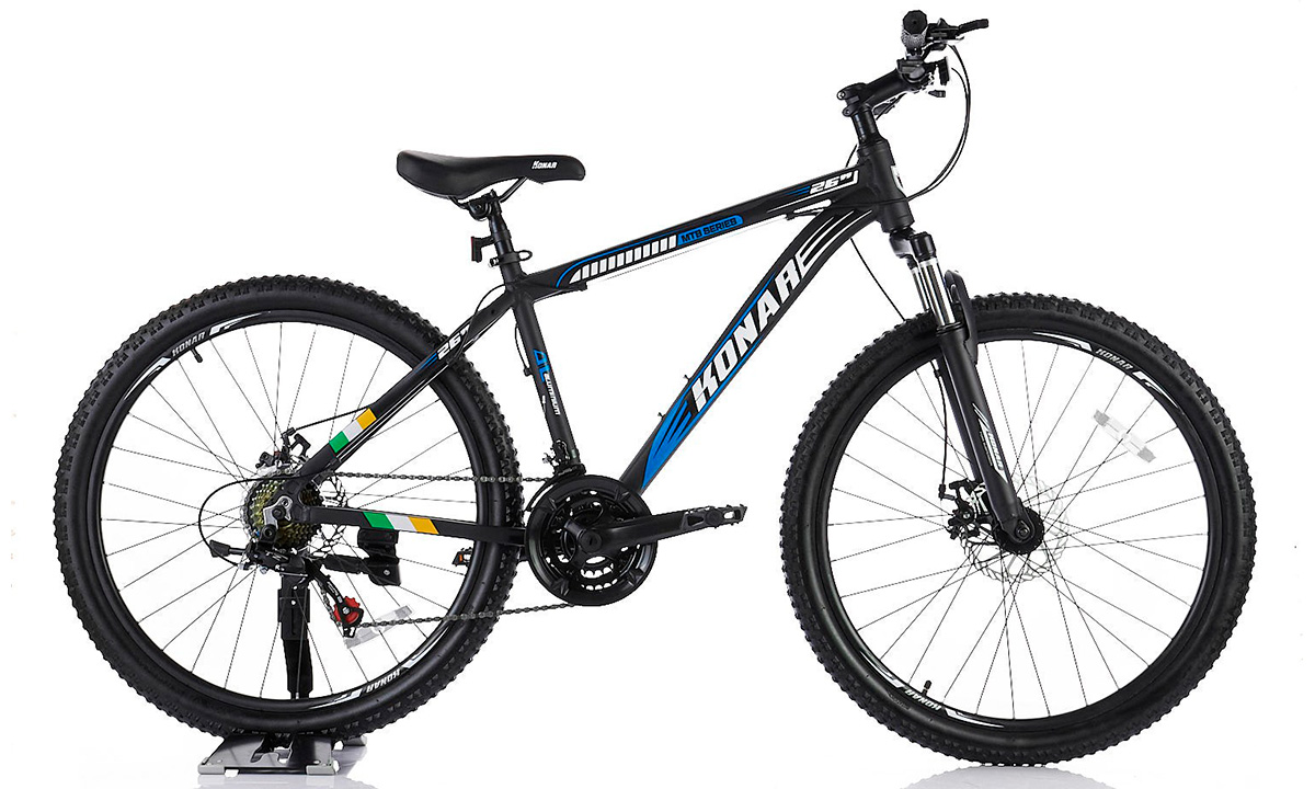 Велосипед KONAR KA MTB Team 26" 2021, размер М, Черно-синий